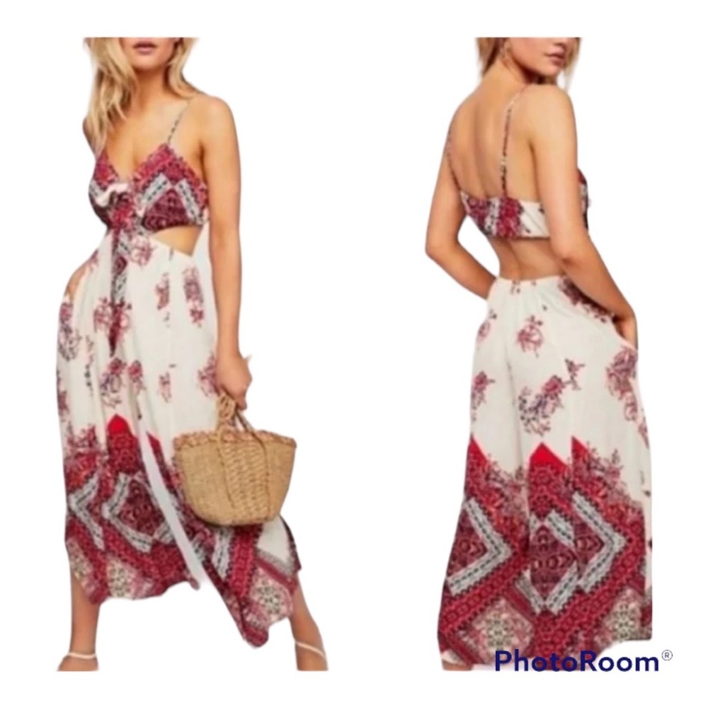 NWOT Free People Bella Boho Jumpsuit